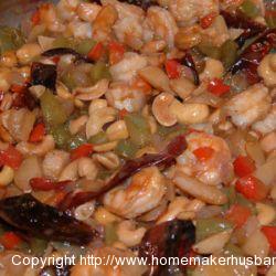 Kung Pao Shrimp with Cashews